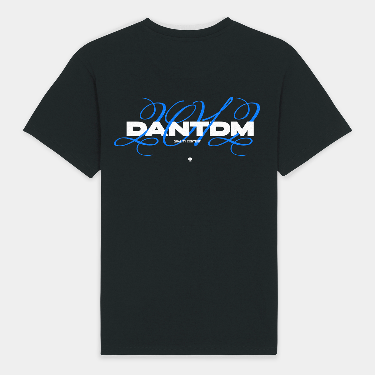 DanTDM Tiny Subscribe Black T Shirt Official DanTDM UK dantdm-tiny-subscribe-black-t-shirt-official-dantdm-uk