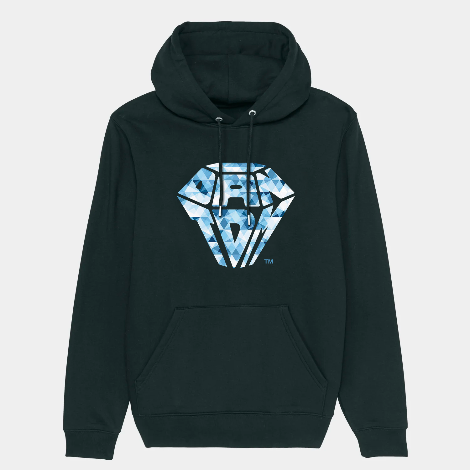 Diamond top black hoodie
