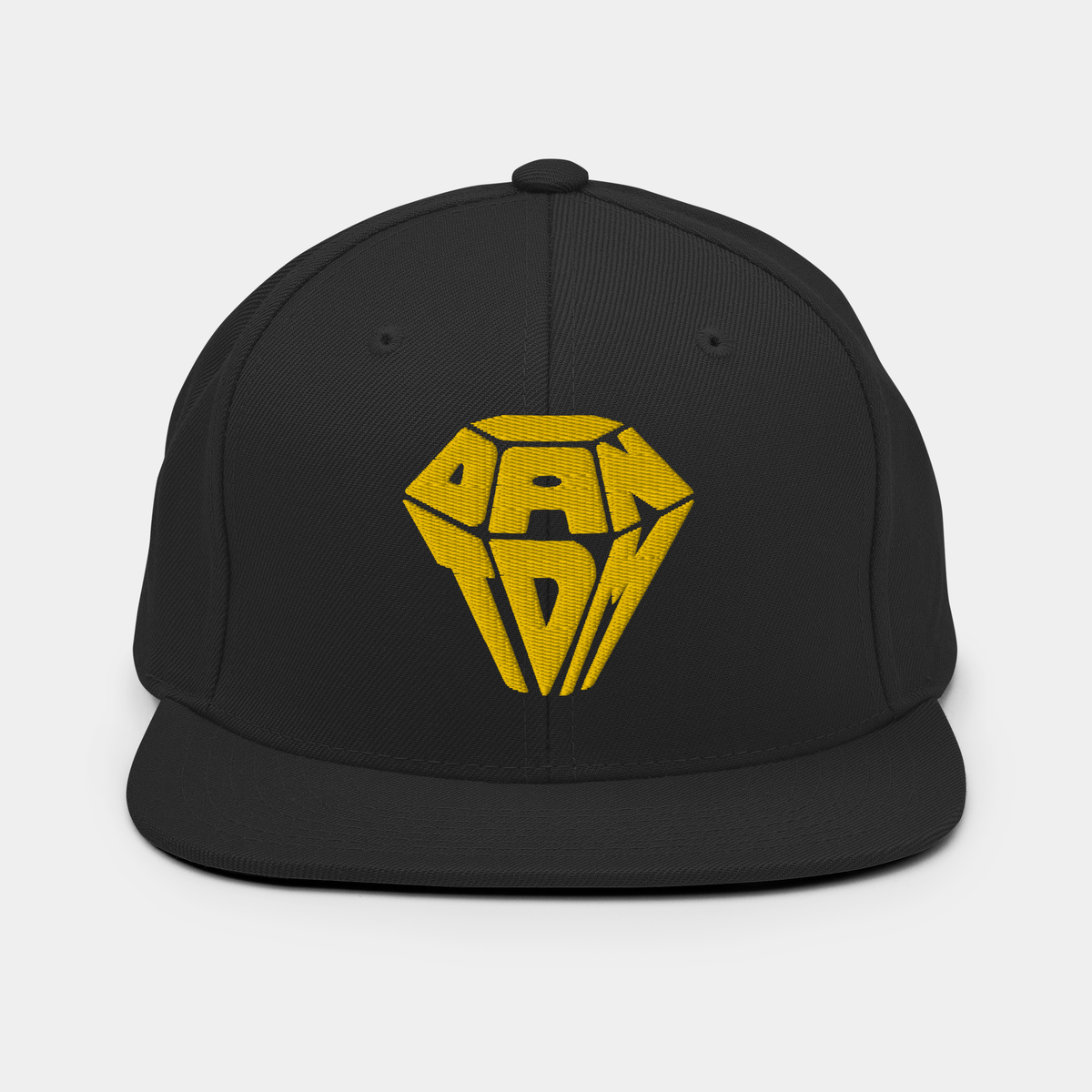 DanTDM Gold Embroidered Snapback Cap